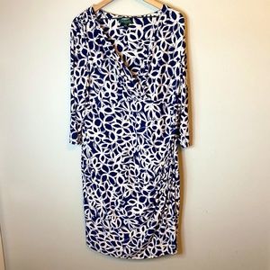 Lauren Ralph Lauren Faux wrap dress Sz 20w